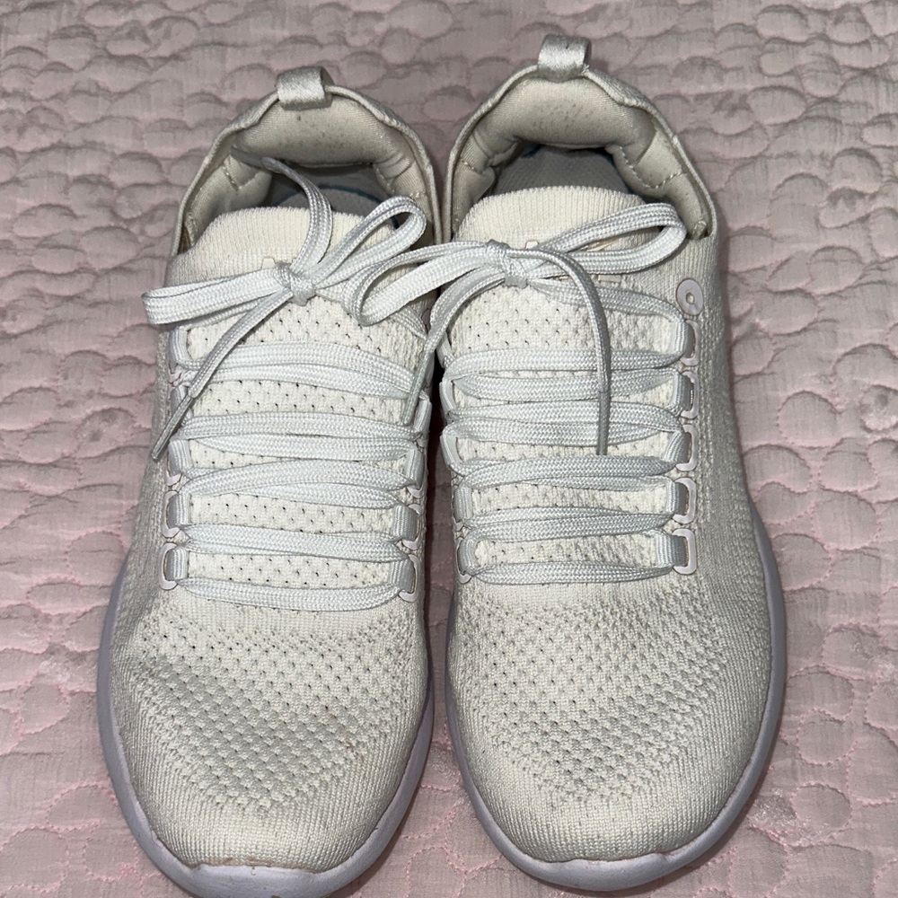 APL Women's Cream and White Athletic Sneakers